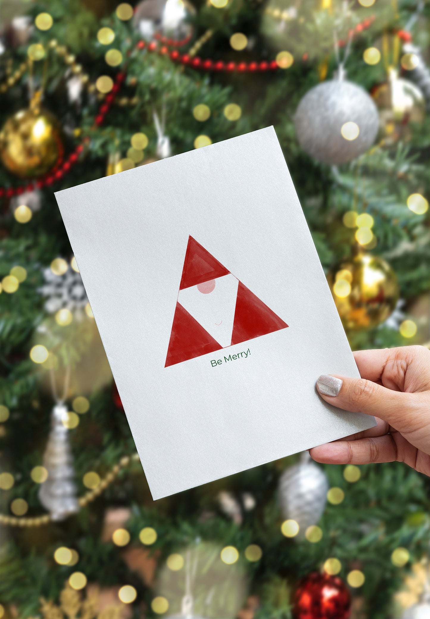 Triangle Santa - 8 Pack